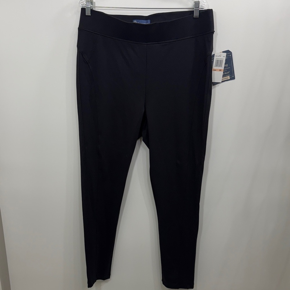 Democracy Ruth Pointe Glider Black leggings size 2X.NWT